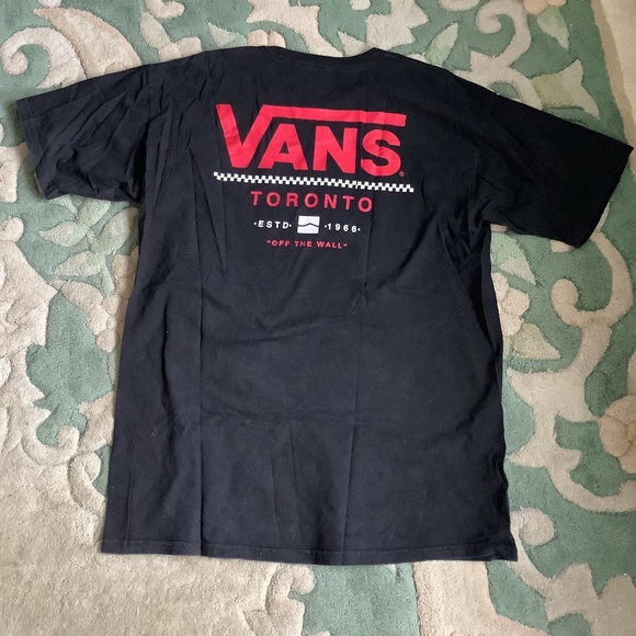 Retro Vans Toronto Black T Shirt - Picture 1 of 6